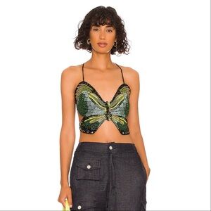 Cult Gaia x BRATZ Parvana Top in Kiwi Multi